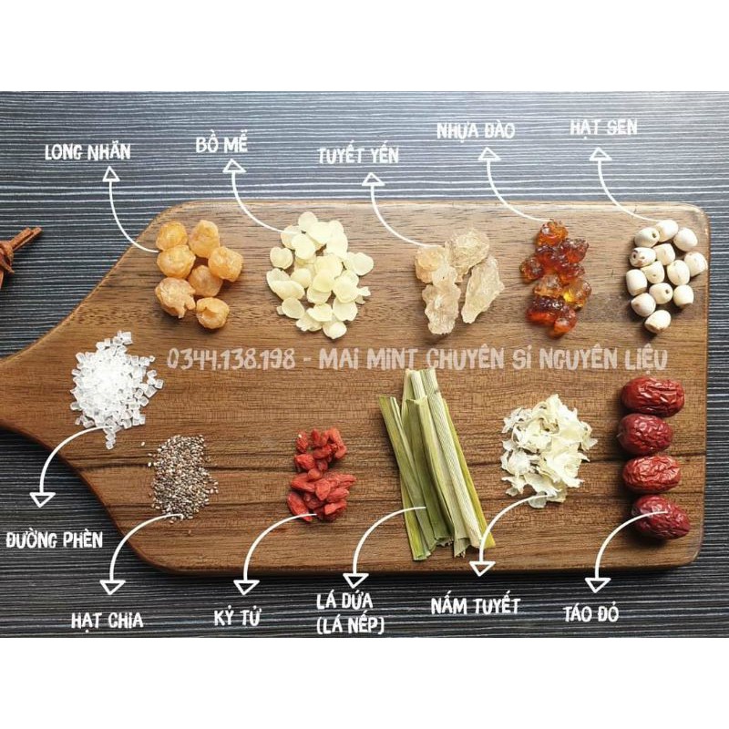 [HCM] Set Chè Dưỡng Nhan 11 Vị Dạng Túi