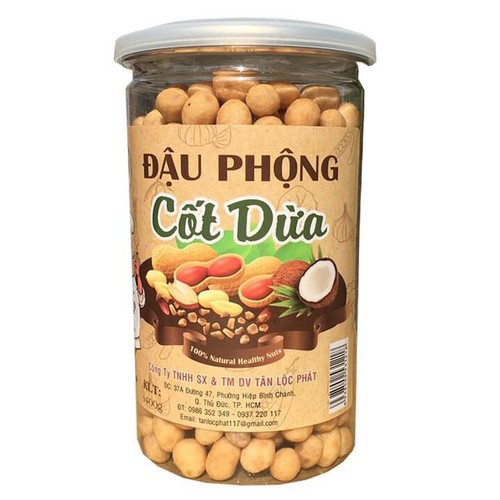 ĐẬU PHỘNG CỐT DỪA TÂN LỘC PHÁT HŨ 500G