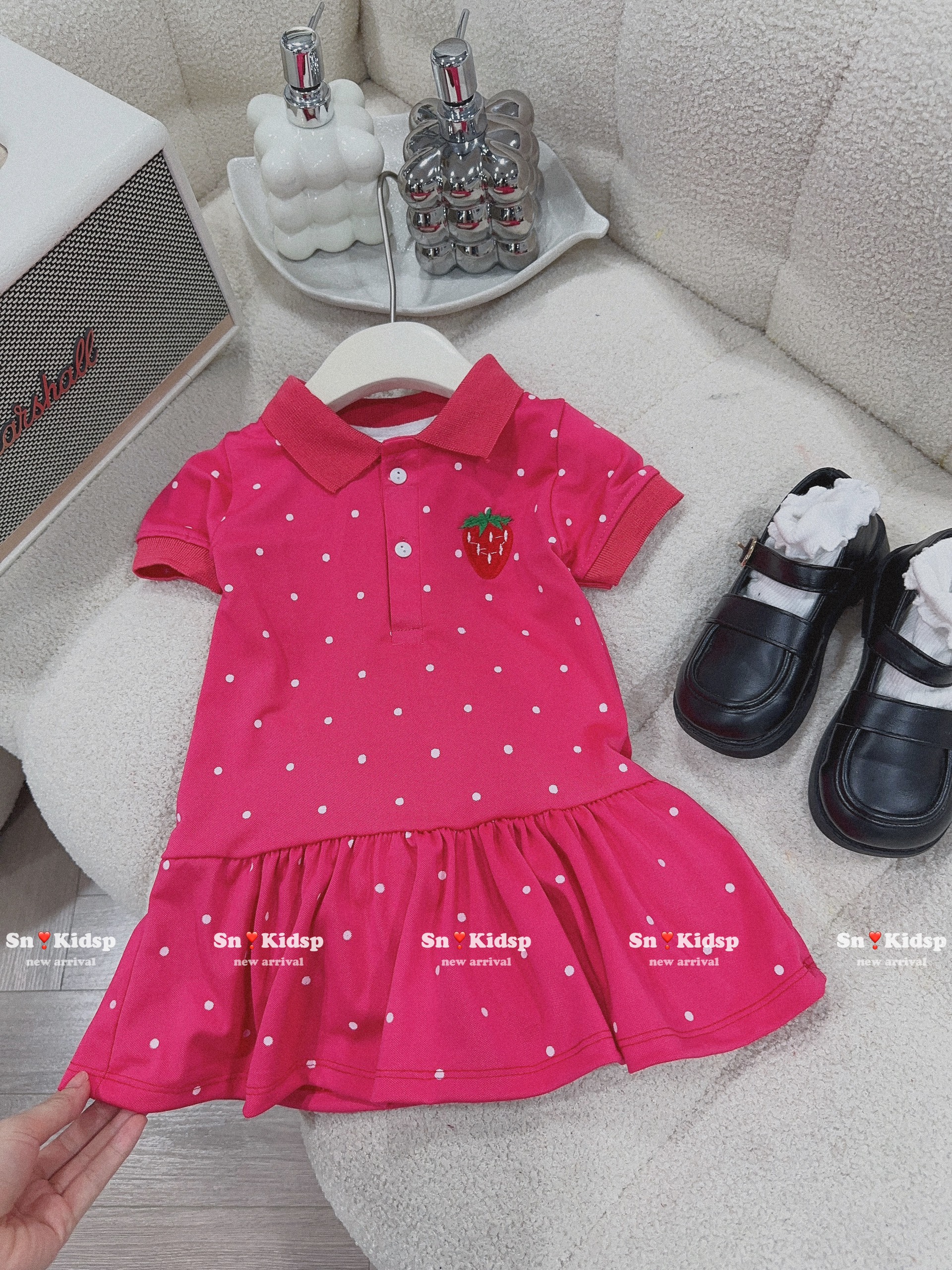 Váy polo mẫu đuôi cá cho bé gái
