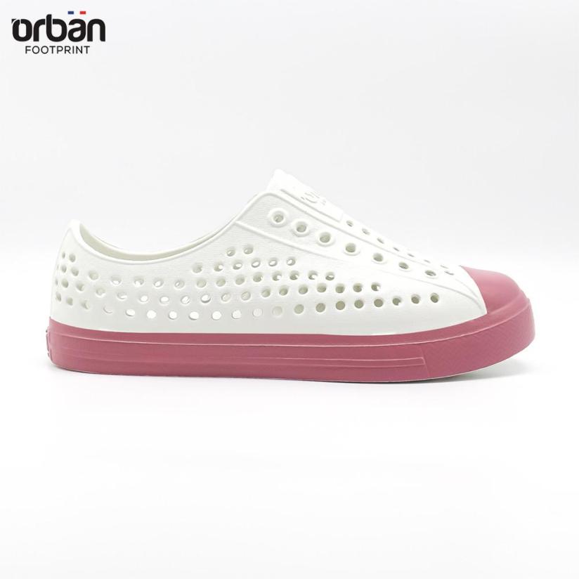 Giày thông hơi cao cấp Urban Footpritn EVA fylon D2001 cho bé màu trắng hồng giá rẻ