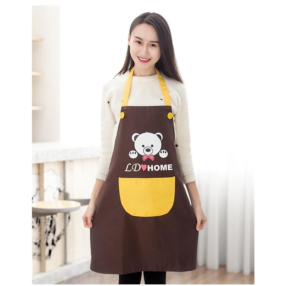 Tạp dề vải họa tiết gấu