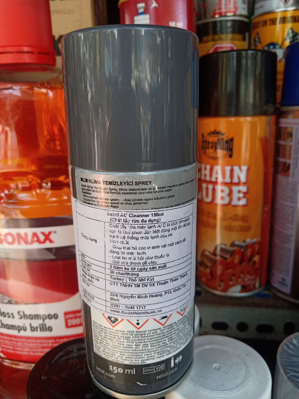 Chất tẩy rửa máy lạnh - Selsil AC Cleanner 150ml