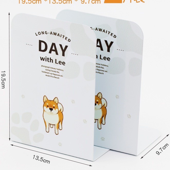 Set 2 cái Kệ kẹp sách - Giá đỡ sách bằng kim loại không thấm nước với màu sách tươi sáng