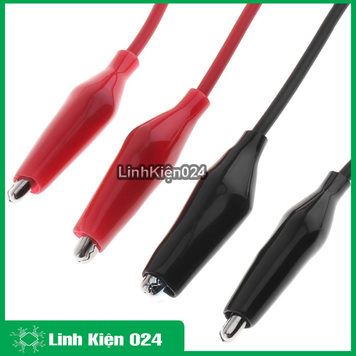 Dây nối kẹp cá sấu dài 1m