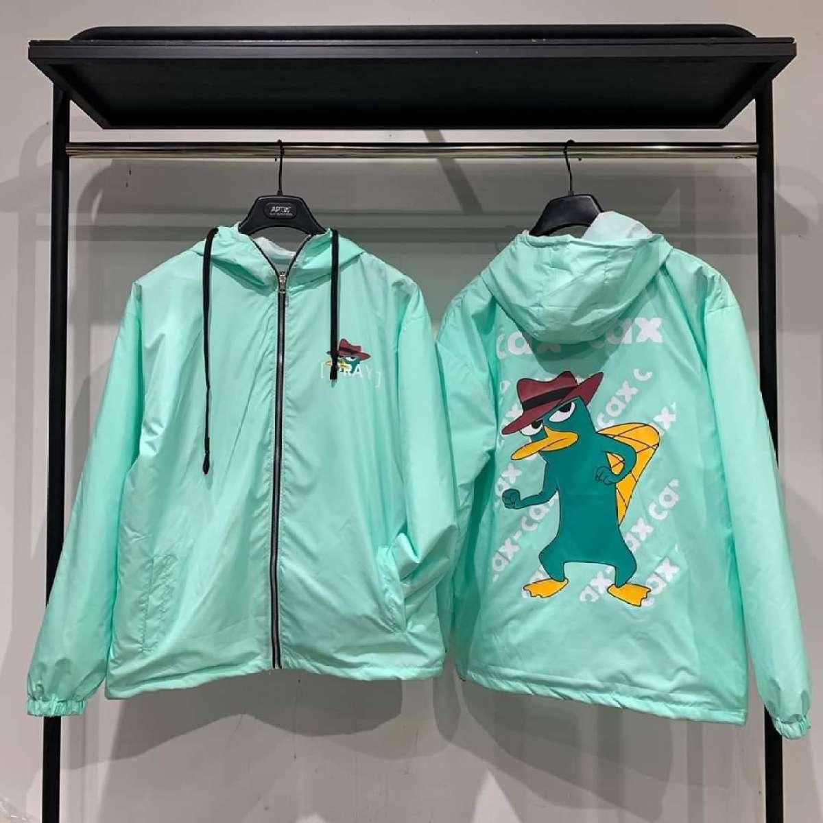 ÁO KHOÁC DÙ NAM NỮ MẶC , ÁO KHOÁC GIÓ , ÁO KHOÁC  NAM NỮ MẶC MÀU ĐEN VÀ XANH