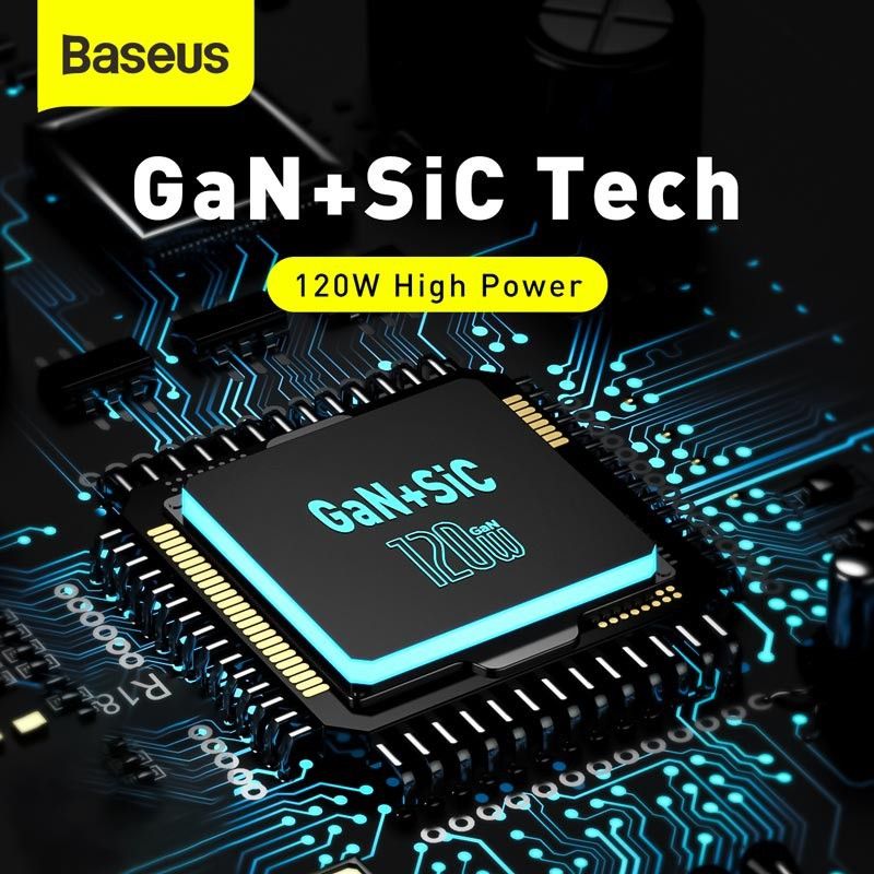 Bộ sạc nhanh 120W Baseus Gan Mini Quick Charger