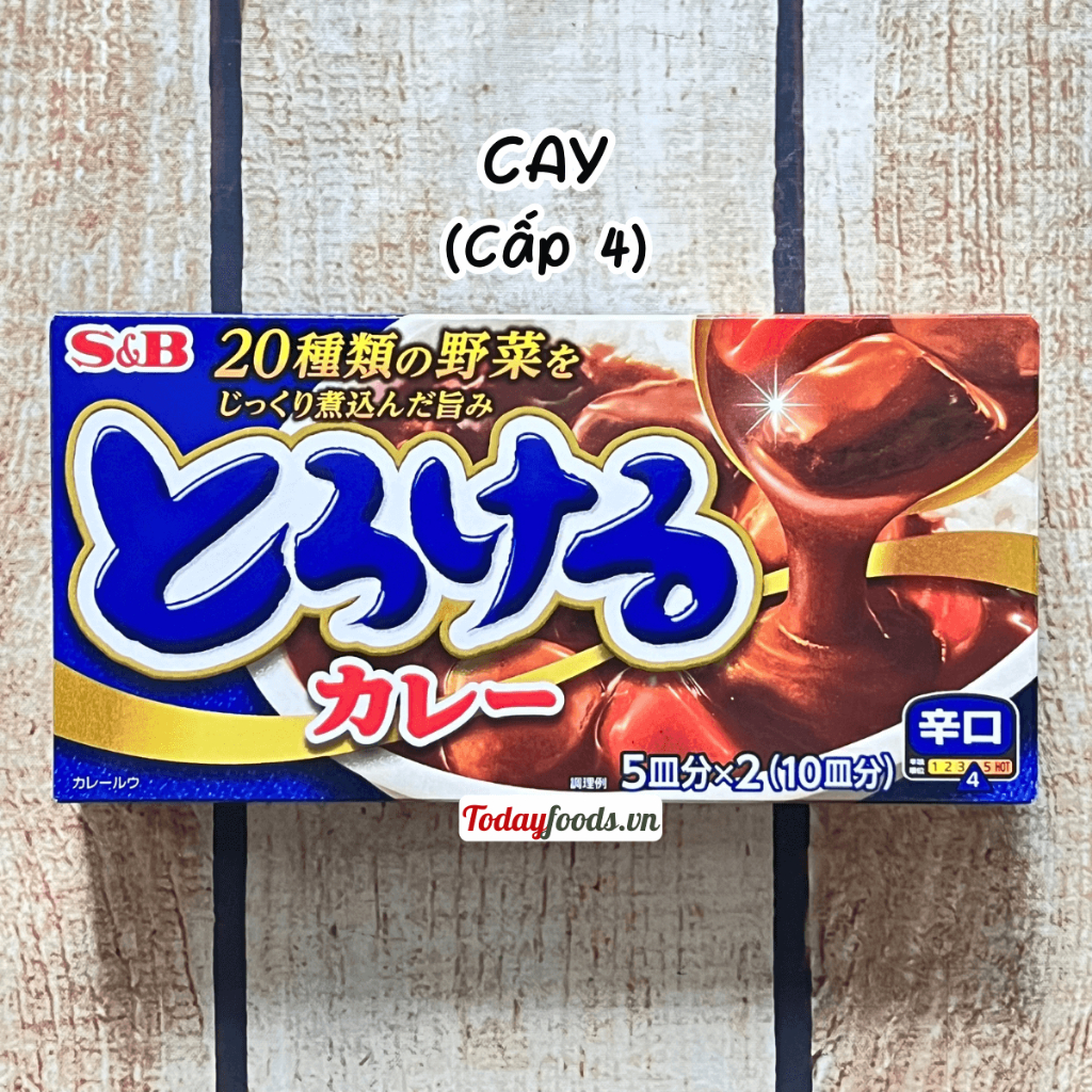 Viên Cà Ri Nhật Java Curry | Golden Curry vị Cay Vừa / Mặn Ngọt (hộp 5-6 phần ăn) (Viên nấu cà ri)