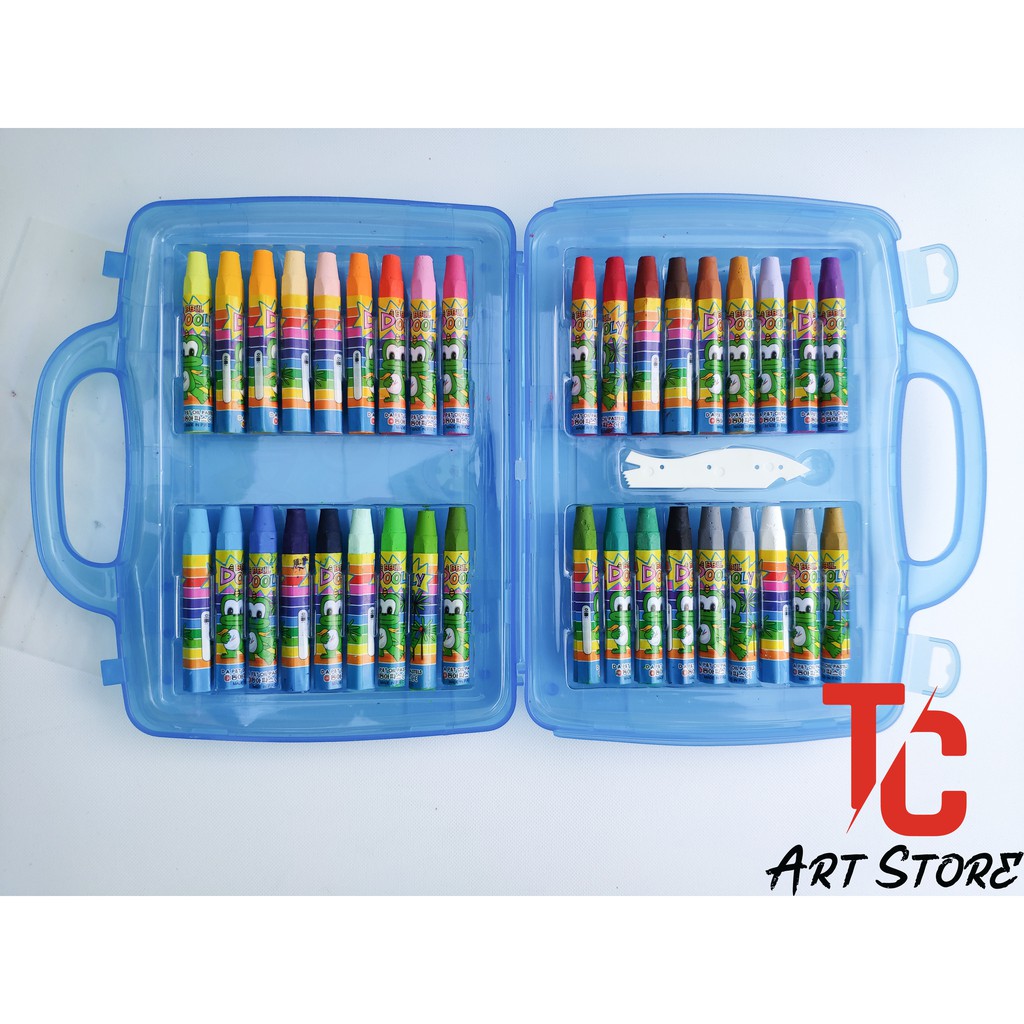 Bút Sáp Dầu 24/ 36/ 48 Màu Dooly