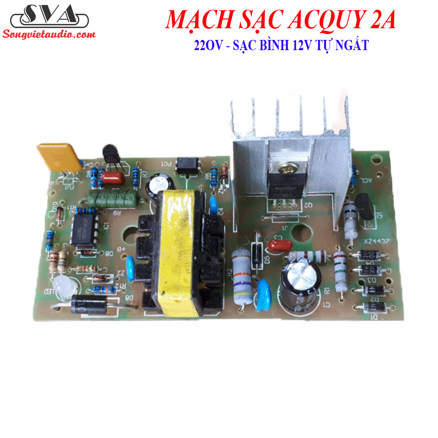 Mạch sạc acquy 2a - 1 mạch