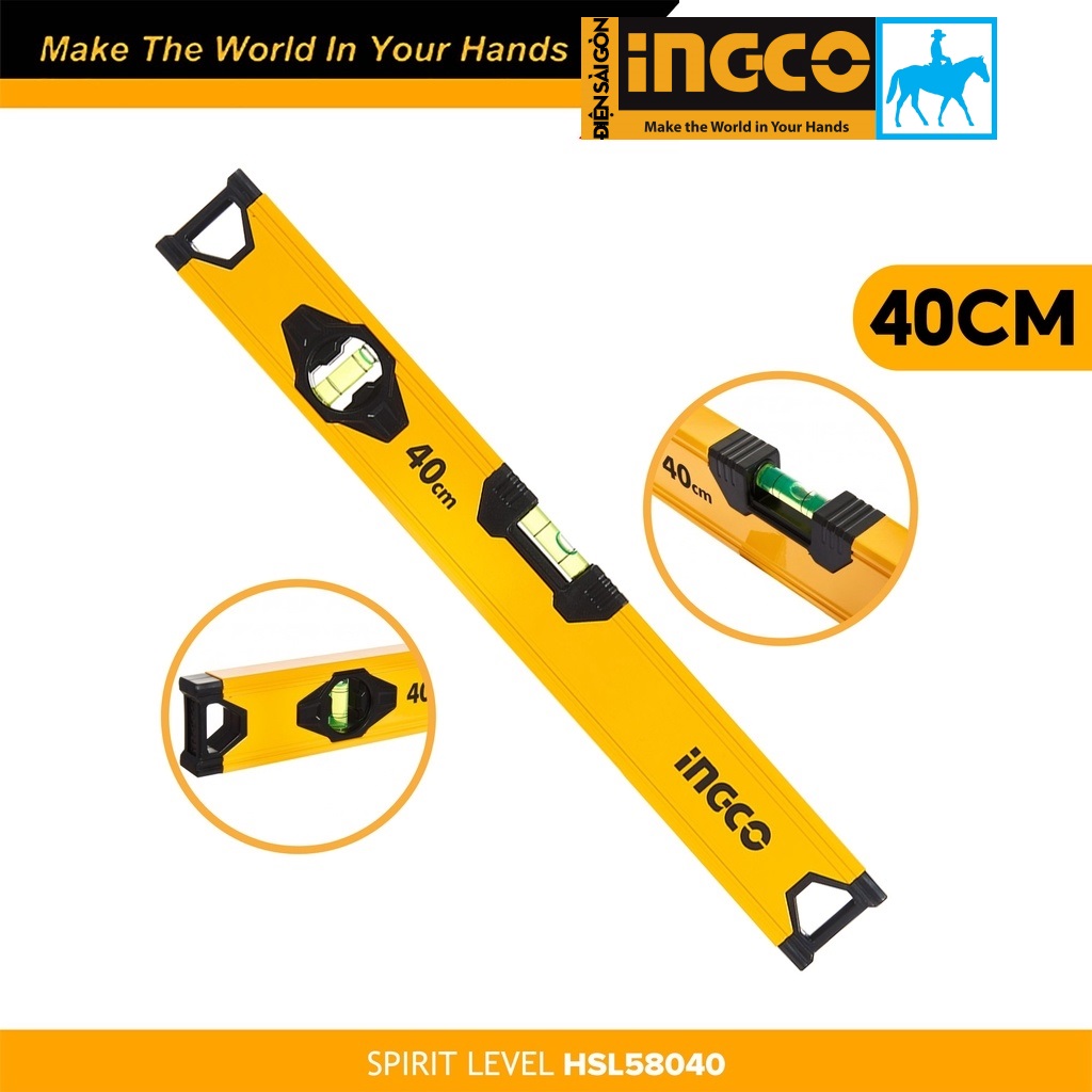 Thước thủy 40cm ingco hsl58040