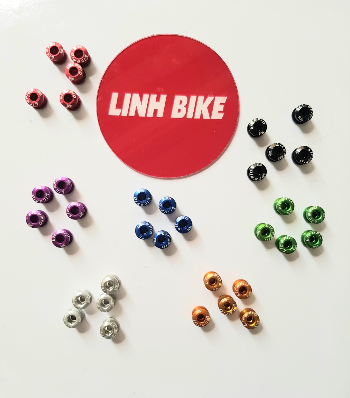 Bộ 5 Ốc Litepro Vặn Đĩa Xe Đạp