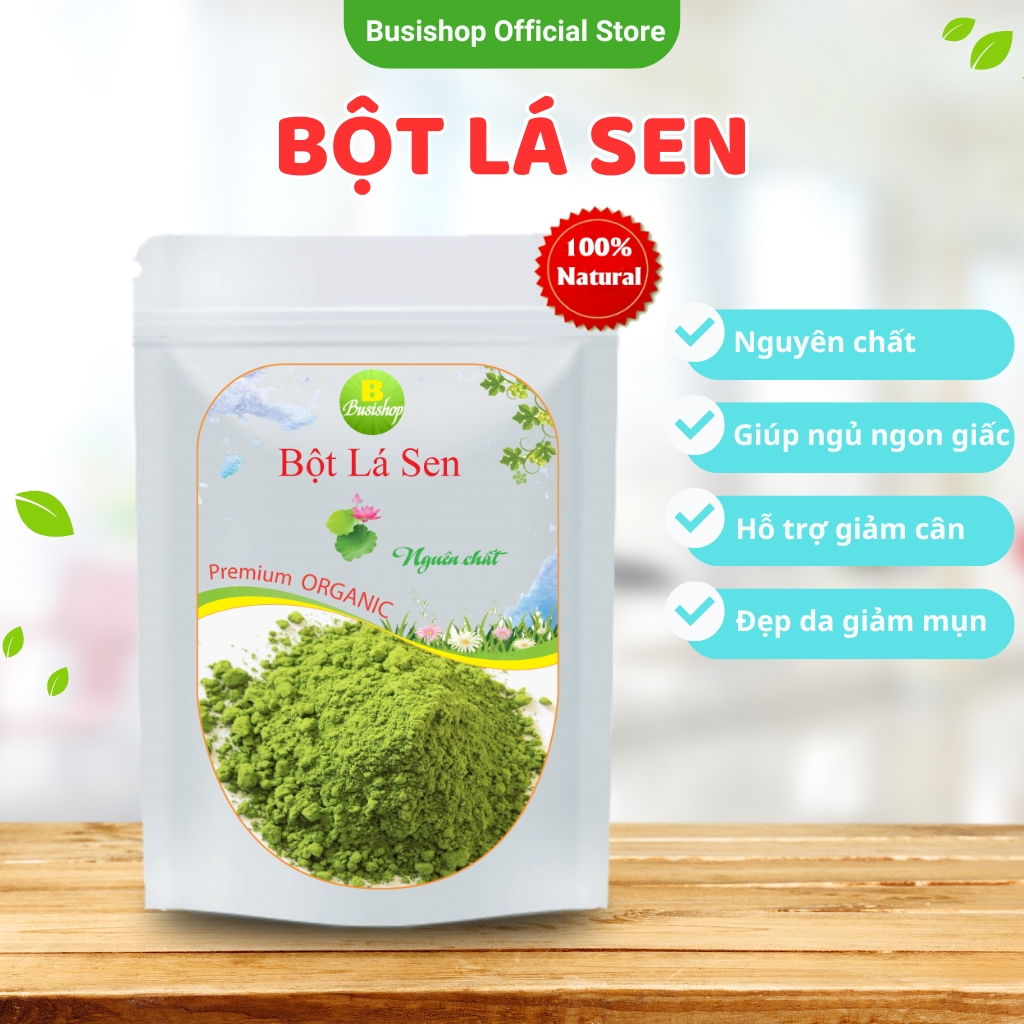 Pure Lotus Leaf Powder 100g (Fragrant, Smooth)