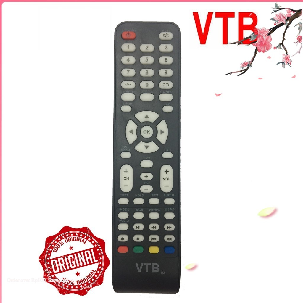 REMOTE ĐIỀU KHIỂN TIVI VTB MẪU 1 [Cam kết chất lượng, BH 6 tháng]