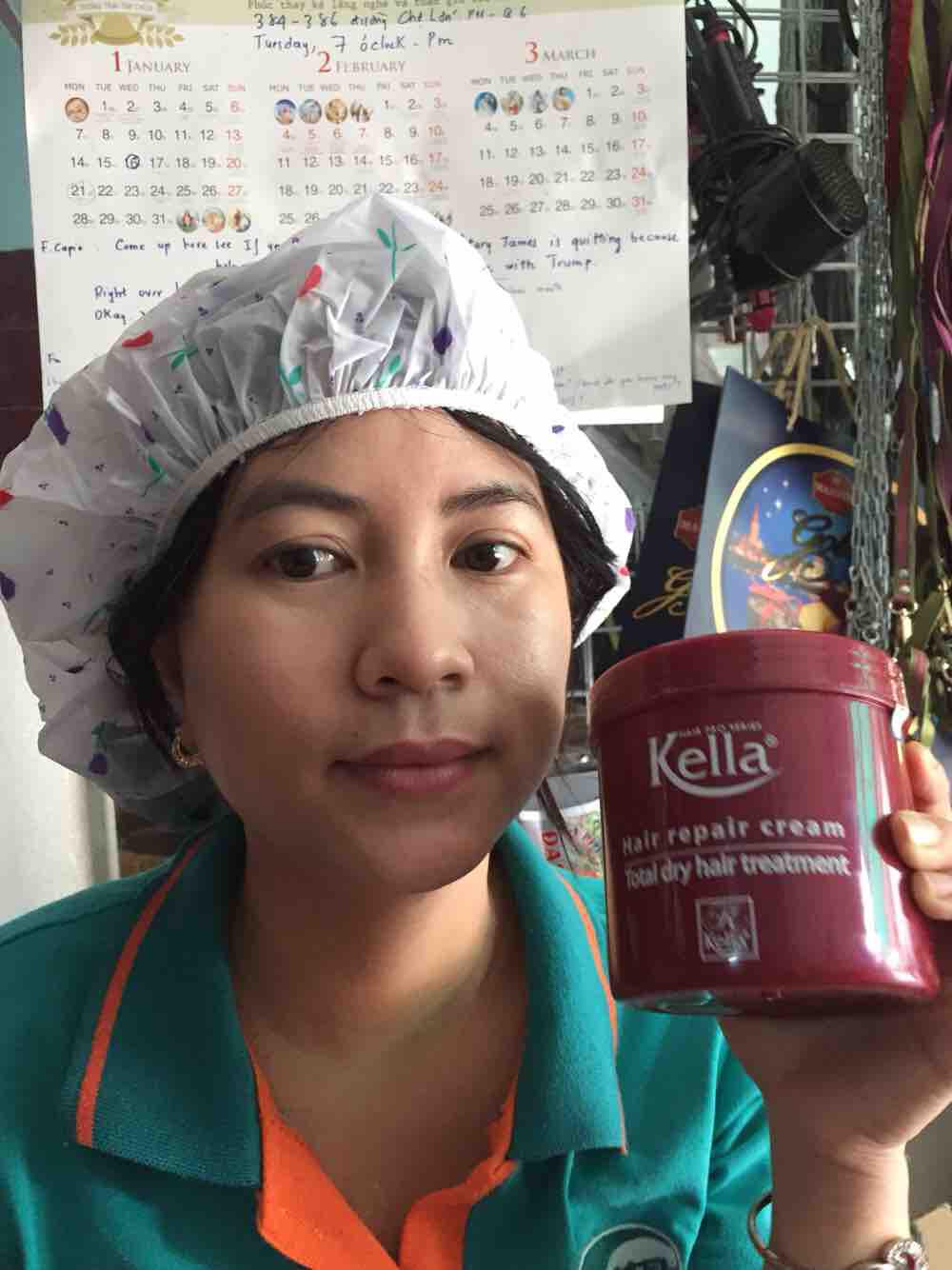 Hấp dầu Kella 500 ml tặng nón ủ tóc