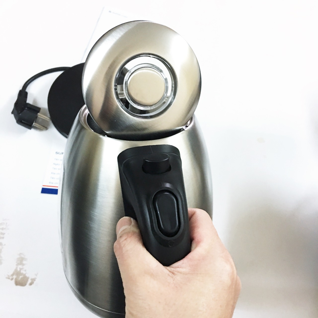 Bình đun siêu tốc 1.7L inox cao cấp SuperChef SC- KS1732