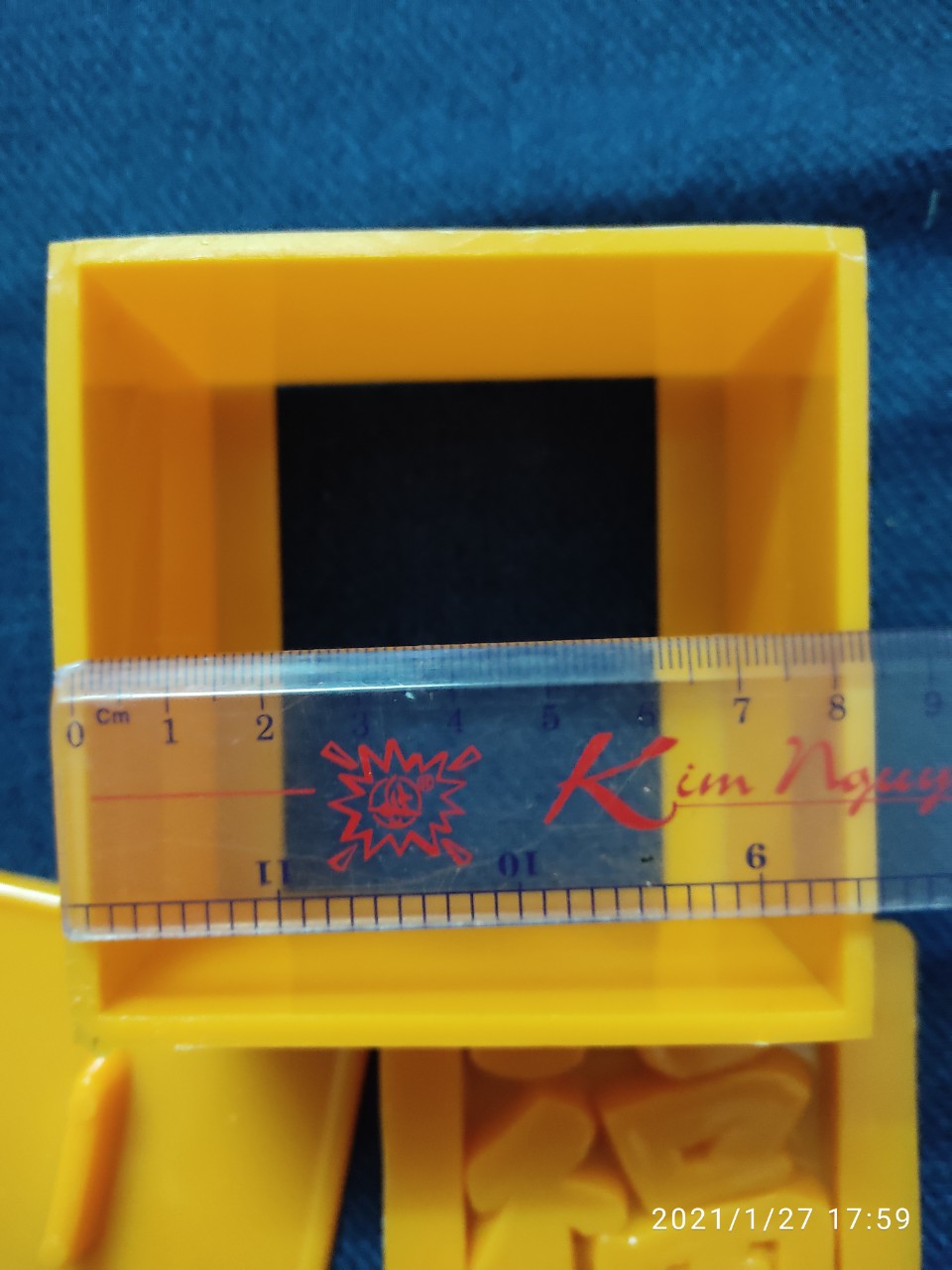 KHUÔN NHẬN  XÔI VUÔNG HÌNH THỌ  8CM