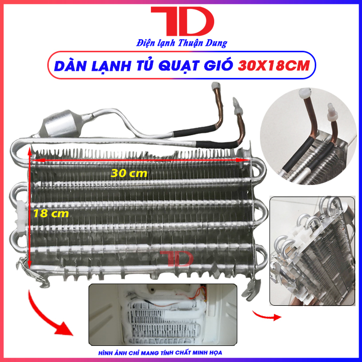 Dàn Lạnh Tủ Quạt Gió 30X18 cm - Điện Lạnh Thuận Dung