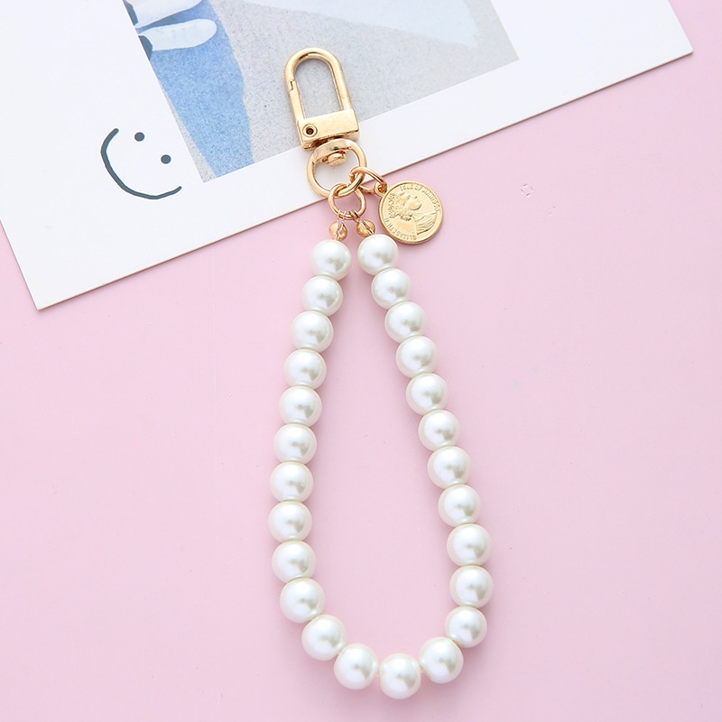 Móc khóa phối ngọc trai