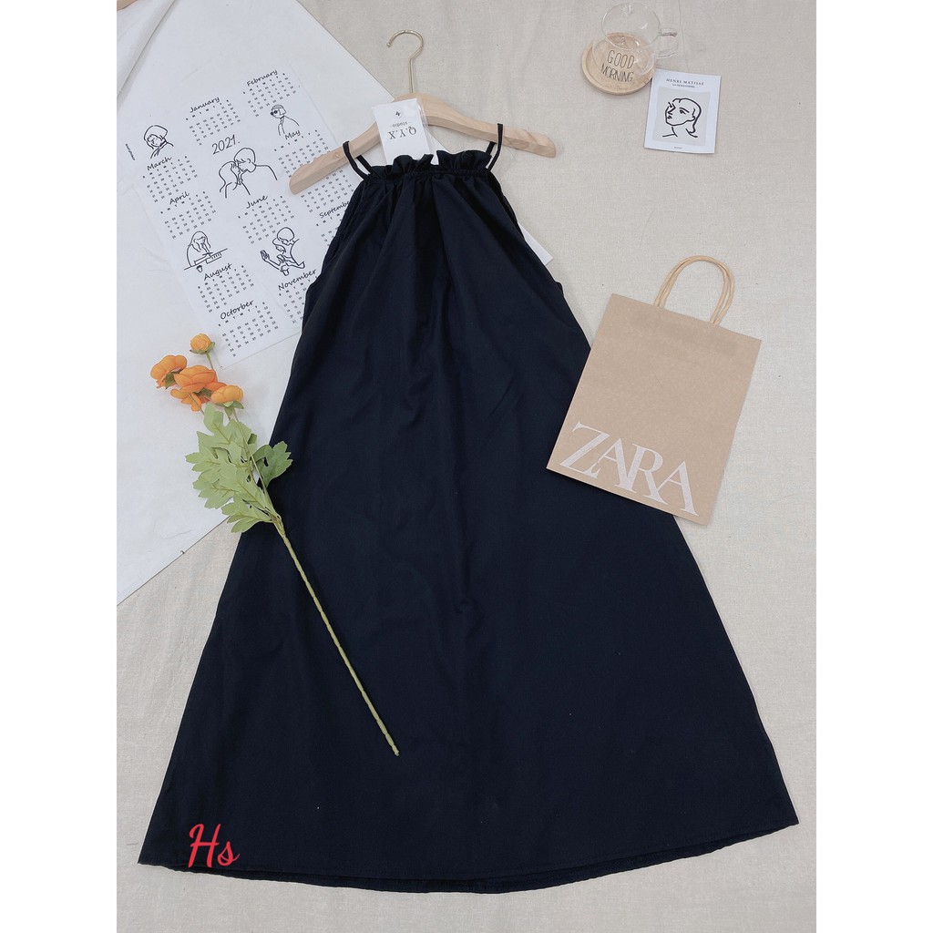 [FREESHIP + HOÀN TIỀN 50K] Đầm Yếm Nữ 3 Lỗ Khoét Lưng 🦋 Yếm Nữ Ngực Bèo Dáng Rộng 2 Màu 🦋