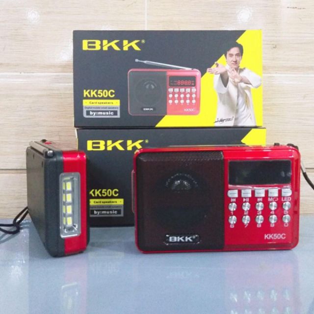 [HCM]LOA NGHE PHÁP BKK - KK50C ( CÓ ĐÈN PIN )