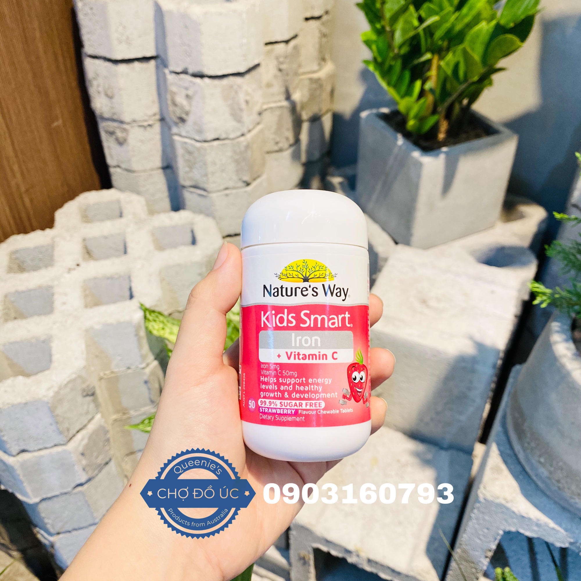 [HCM]??Kẹo NATURE’S WAY Kids Smart Iron + VitaminC??  nhập Úc