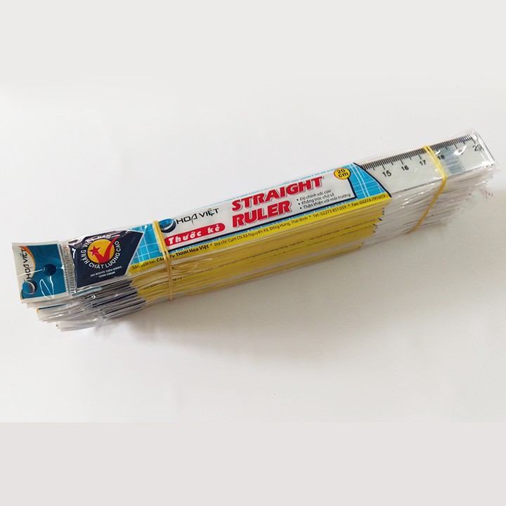 25 thước kẻ 20cm hoa việt