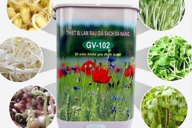 [ Bảo hành 12 tháng] máy làm giá đỗ sạch cao cấp