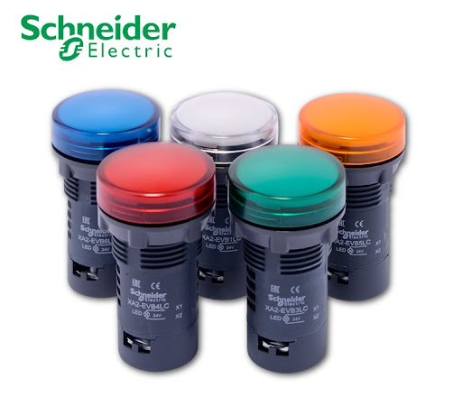 Đèn báo XA2EVB3LC Schneider - Ø22 - xanh lá - 24V AC/DC
