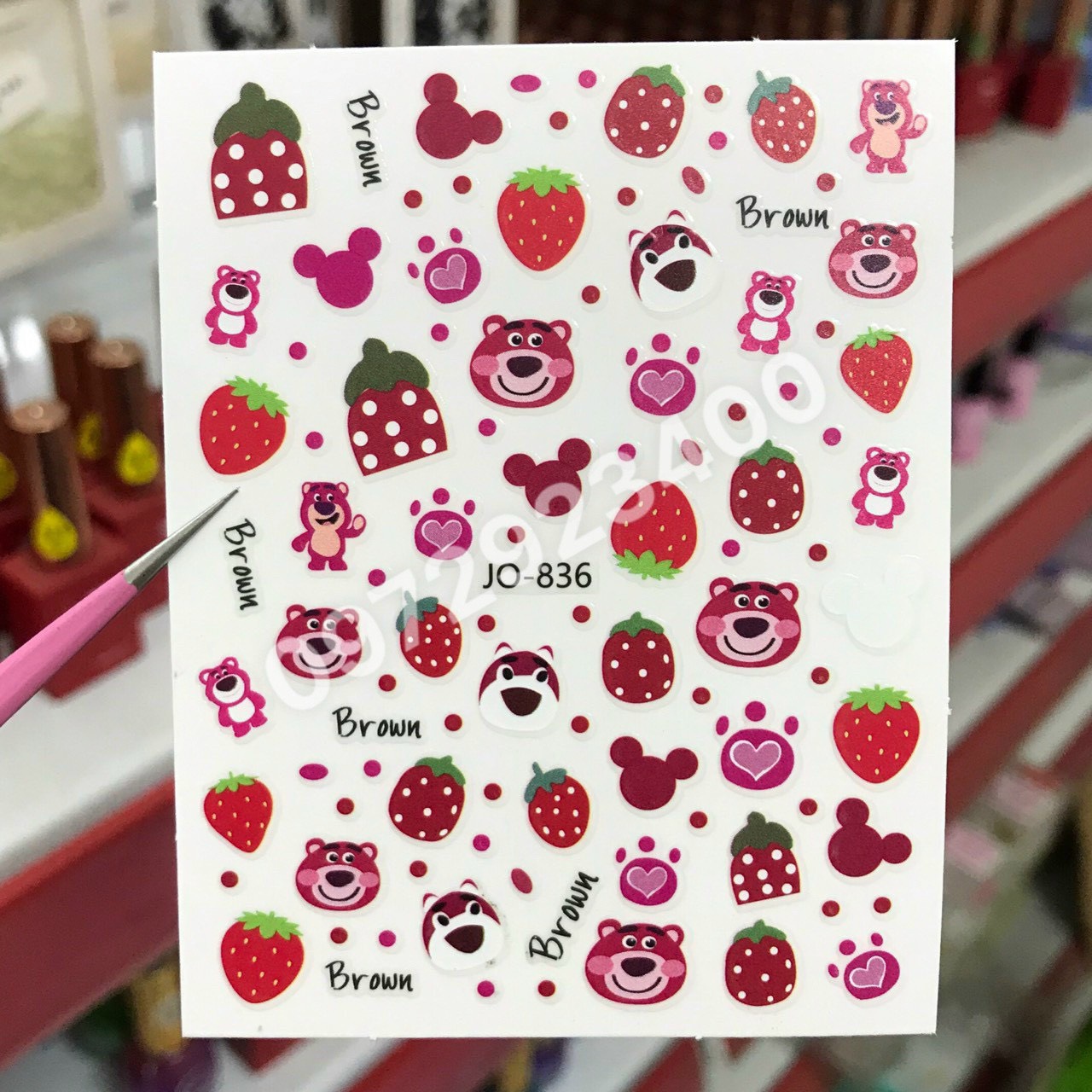 Sticker Dán Móng Hoạt Hình Cute - Mini Nails