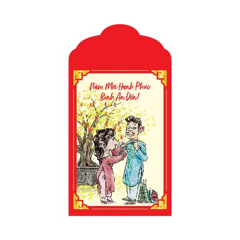 [HCM]Bao lì xì Tết (1 xấp/50 bao)