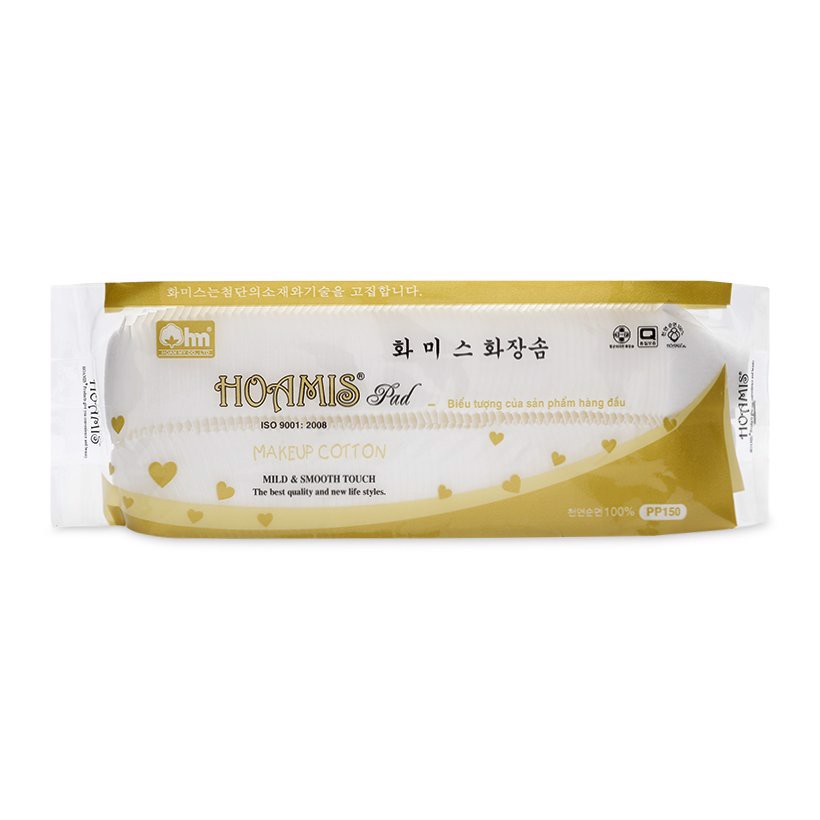 Bông tẩy trang Hoamis 150 miếng