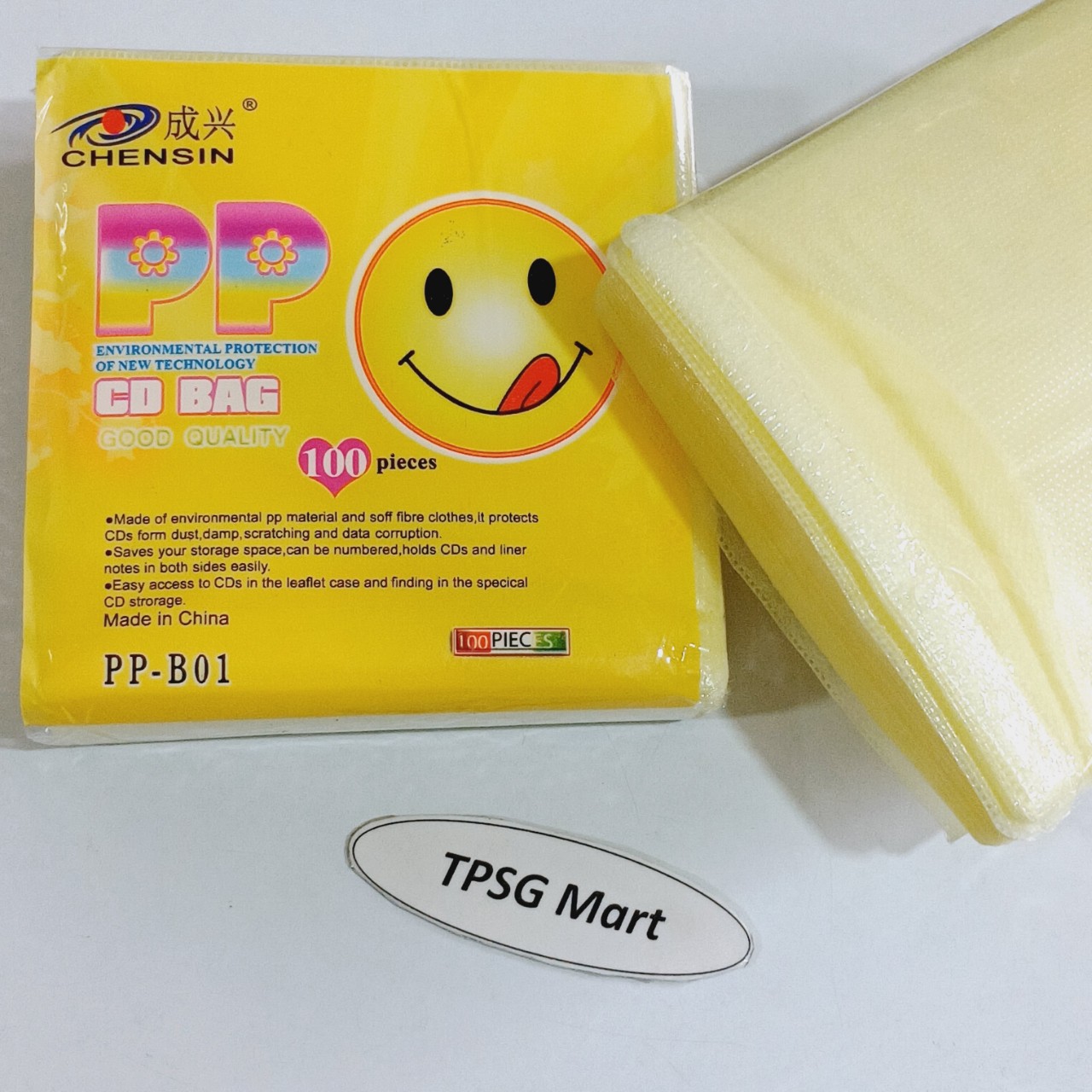 Bao xốp đựng CD - DVD (2 mặt) (Túi xốp 100 Cái - Túi đựng CD - DVD)
