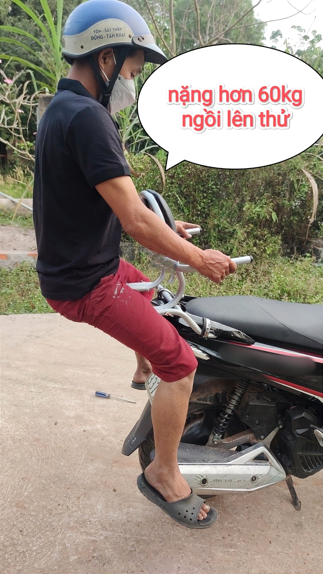 ( tặng lót tay) baga phượt cho xe JANUS