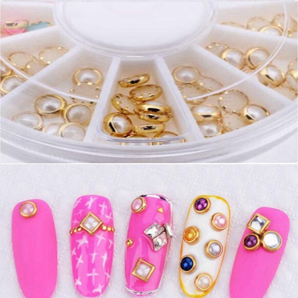 Hạt cườm 3D dán móng nghệ thuật