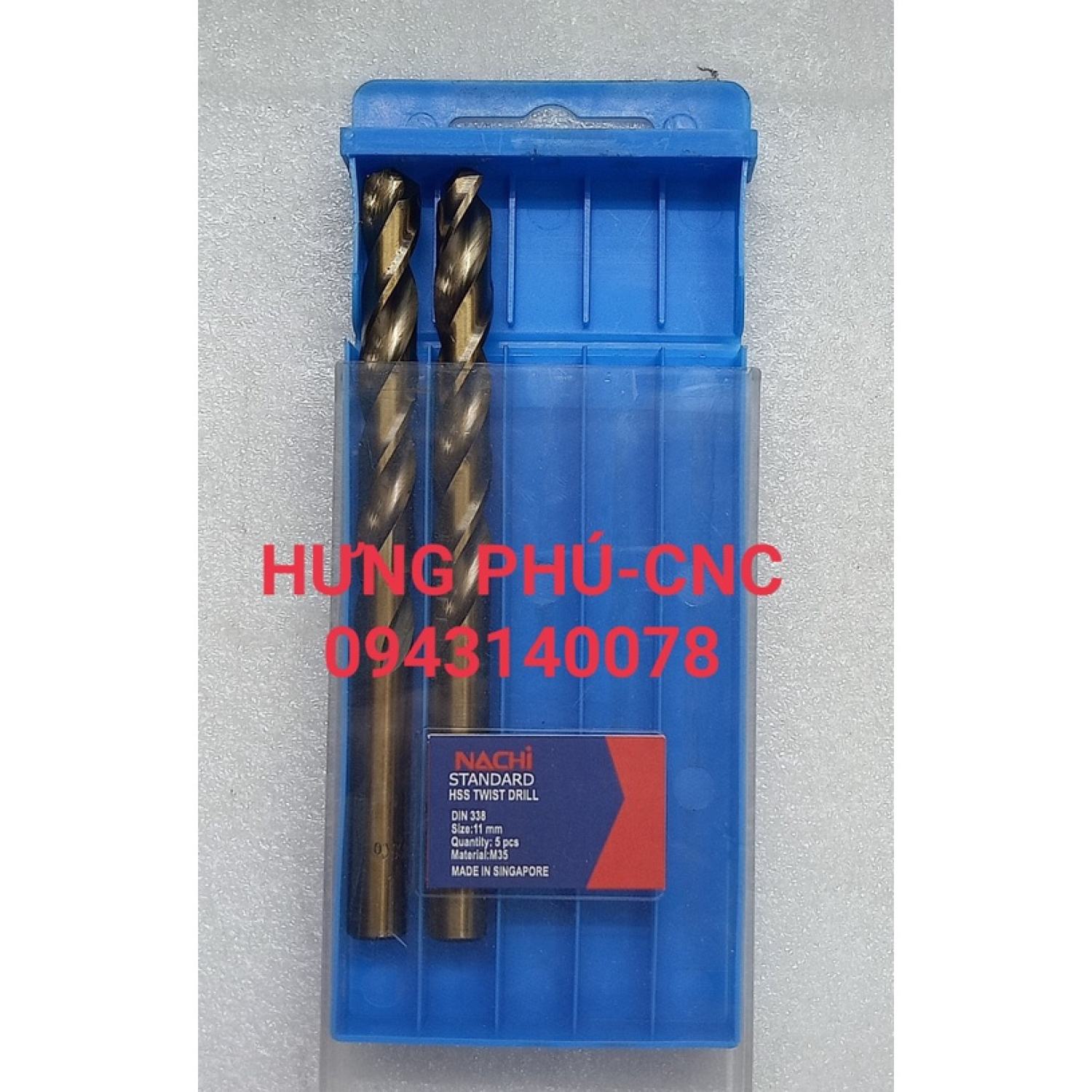 MŨI KHOAN (phi 11 - phi 18) INOX NACHI.