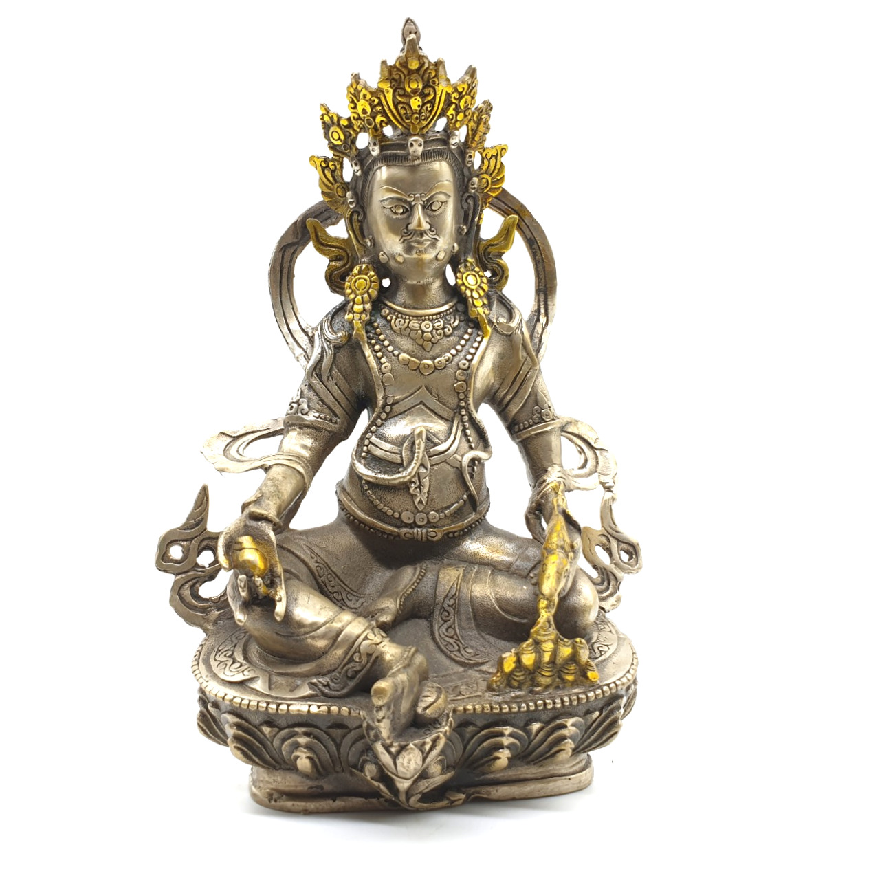 [HCM]Tượng Phật Hoàng Thần Tài  Bạc và vàng Trơn  - Kích thước cao 20Cm