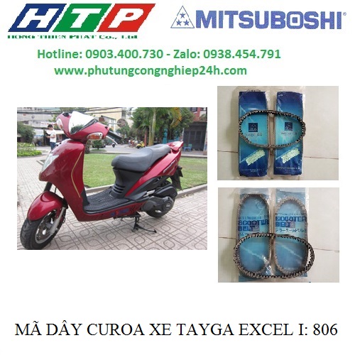 Xe tay ga sym excel 1 mã dây curoa 806