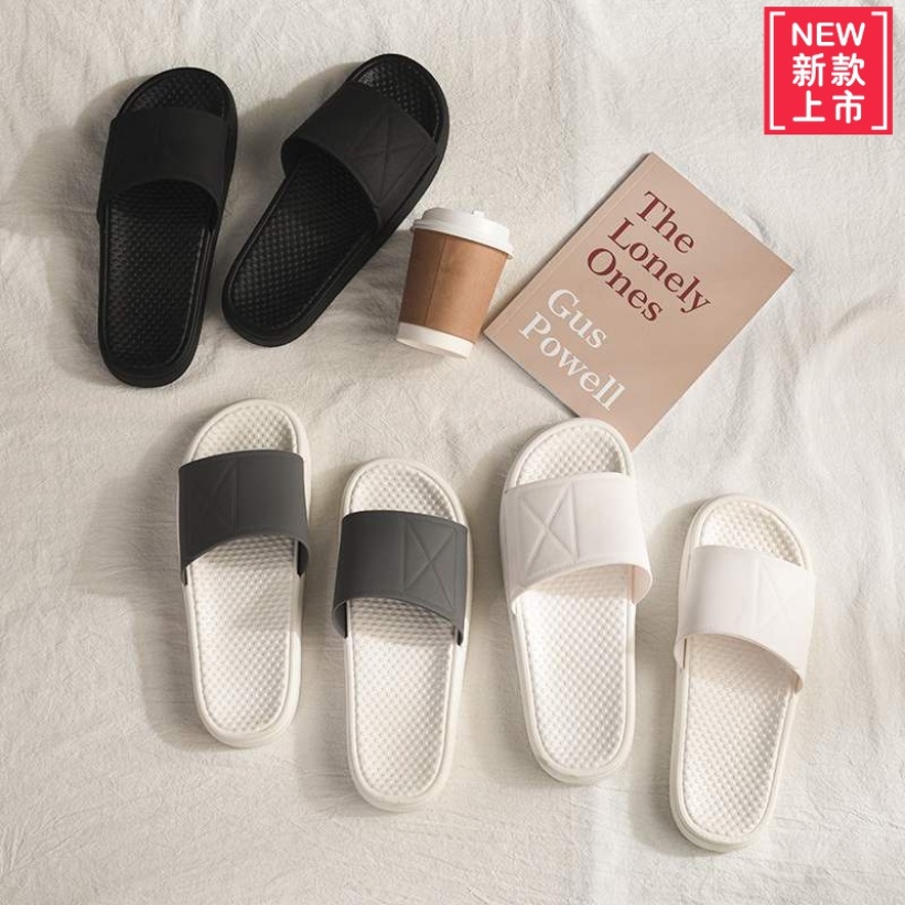 Dép Quai Ngang Unisex X Đế Cao Su Non Có Hạt Mat xa Chống Nước giá rẻ