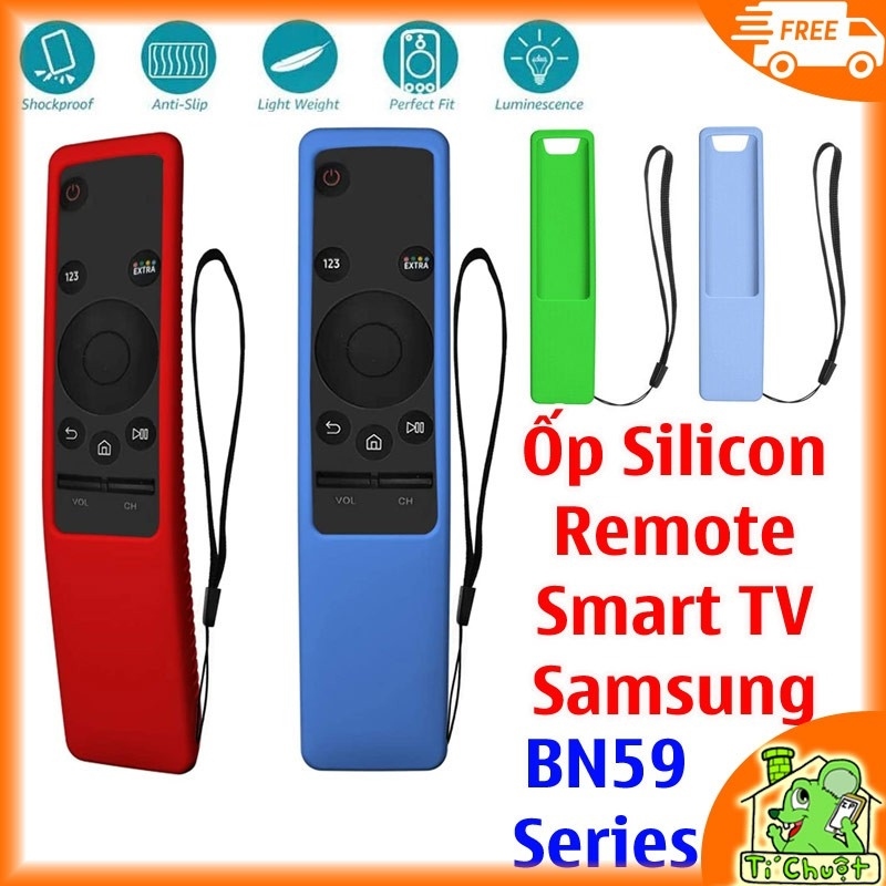 ♟✁  [Cho Remote DÀY Nhựa Cong] Ốp Dẻo Silicon Bọc One Remote Samsung Smart TV 4K cao cấp