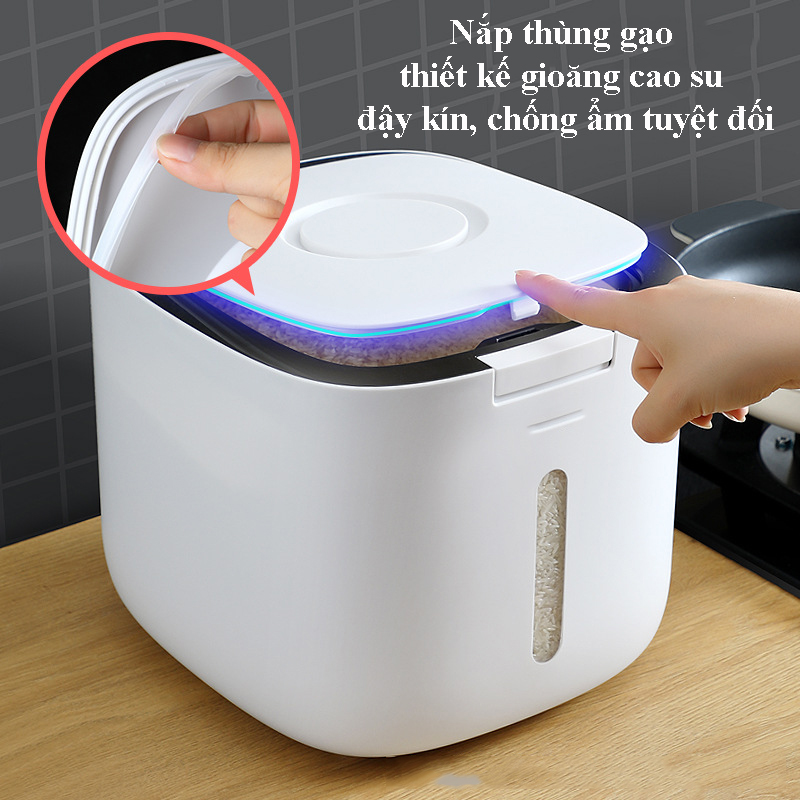 Thùng Đựng Gạo 10kg Ecoco Cao Cấp