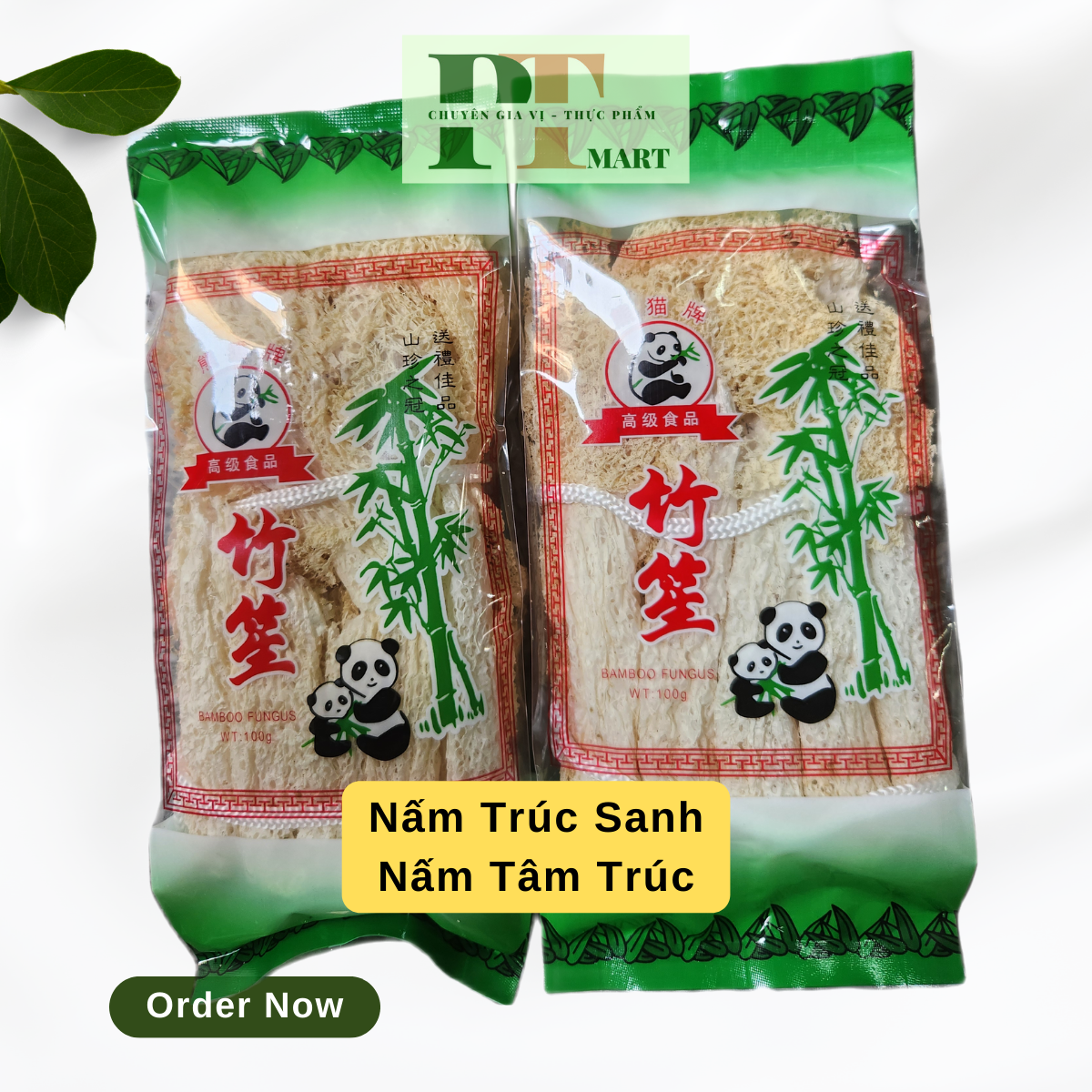 Nấm Trúc Sanh (Trúc Sáng / Nấm Tâm Trúc)