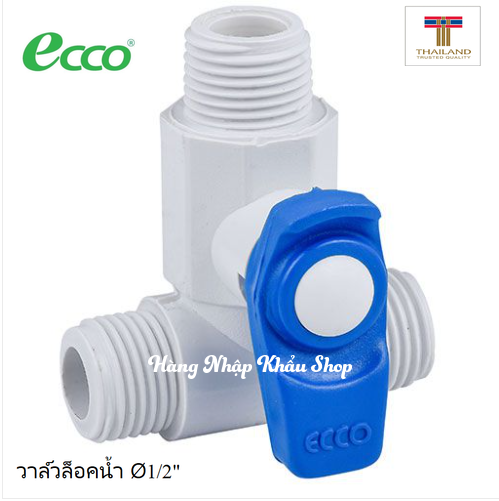 Van khóa nước Ecco 3 đầu răng ngoài nhập khẩu từ Thái Lan