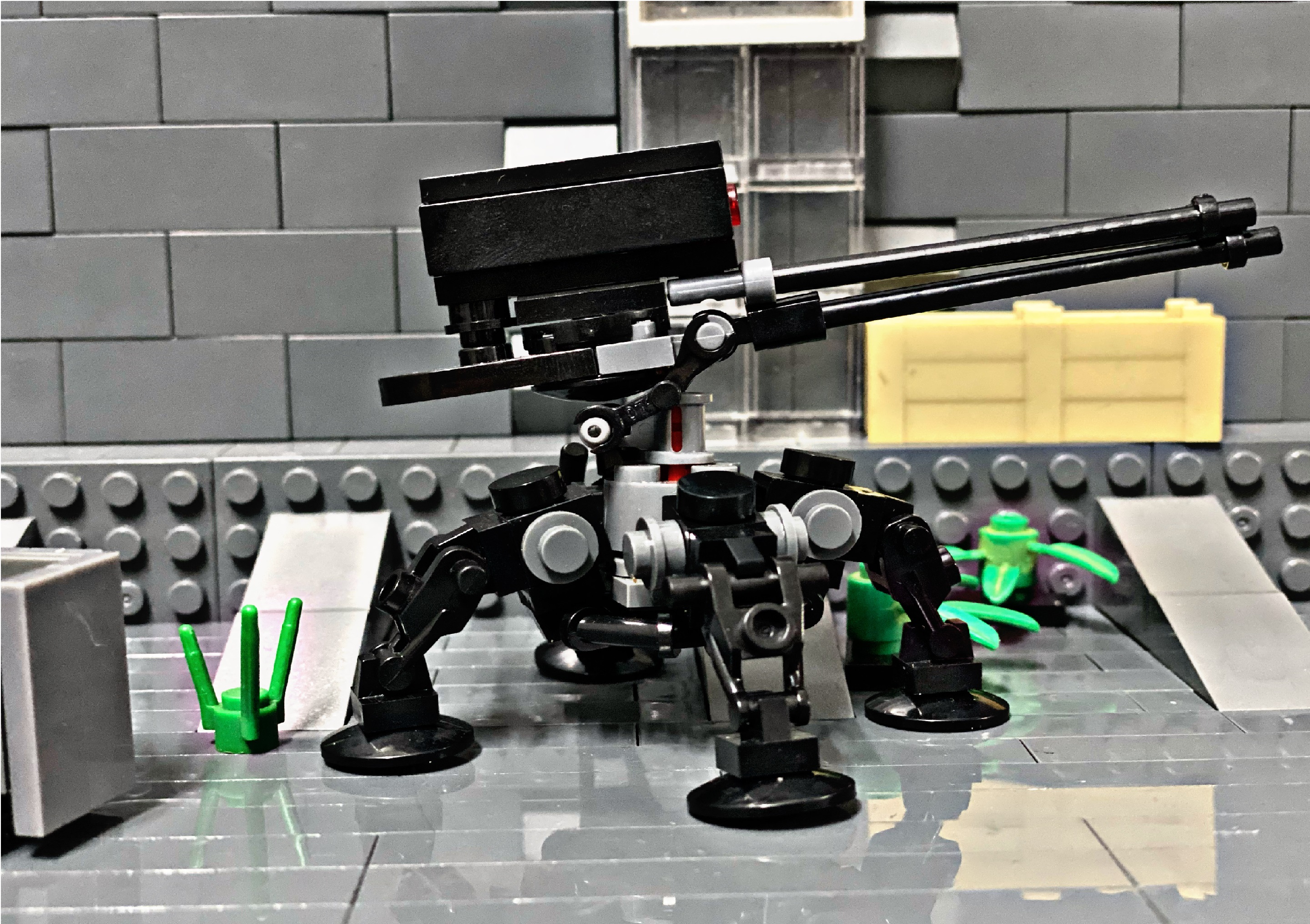 Le Go Đồ Chơi Lắp Ráp Robot Moc Mech Gunlinger
