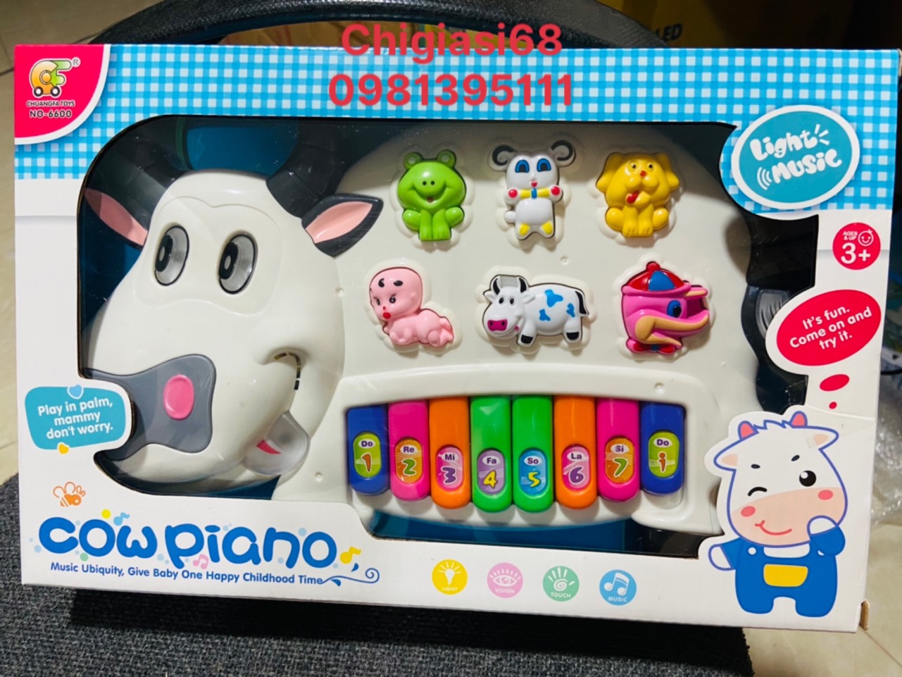 ĐÀN PIANO HÌNH THÚ PHÁT NHẠC CHO BÉ ( LOẠI 1)