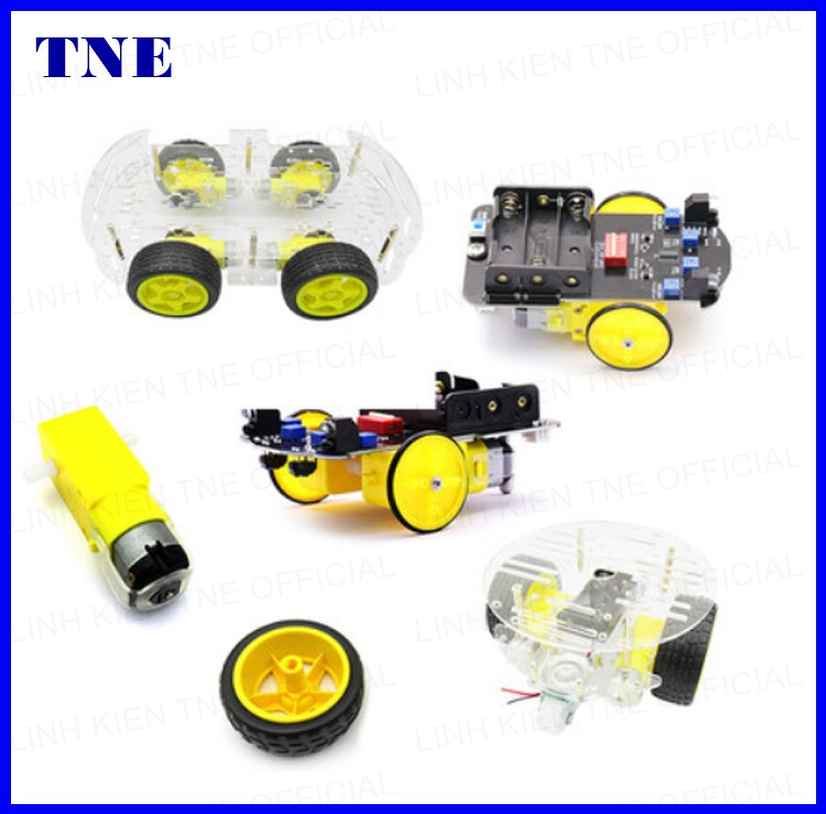 [HCM]Động Cơ Giảm Tốc Vàng DC 3V-9V - Chế Xe Mô Hình- RoBot