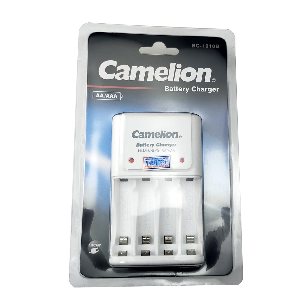 [NHẬP KHẨU CHÍNH HÃNG] Bộ sạc Pin tiểu AAA ( 3A ) và AA ( 2A ) Camelion BC-1010B