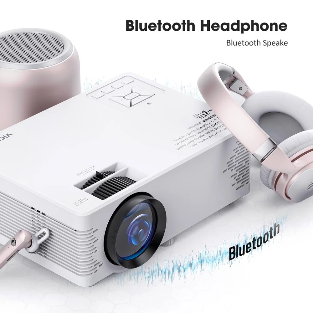 Máy Chiếu Mini Gia Đình FullHD 1080, Máy Chiếu Project Mini, Máy Chiếu Mini, Máy Chiếu Không Cần Màn Chất Lượng Cao, Máy Chiếu KooGold Kết Nối Wifi, Âm Thanh Chân Thực, Hình Ảnh Sắc Nét, Độ Phân Giải Cao, Ảnh To Và Rộng - Bảo Hành 1 Đổi  Bảo Hành 12 Tháng