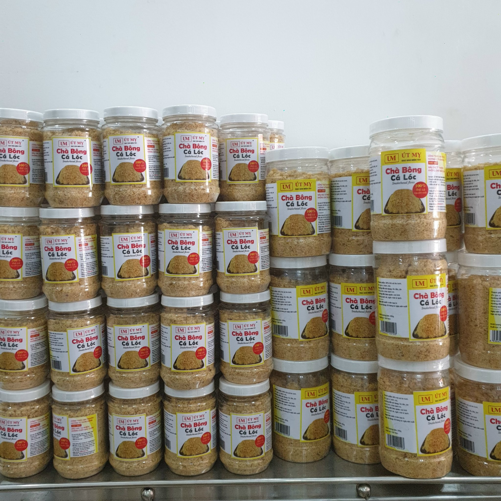 [GIẢM 30%] Chà bông cá lóc Út Mỵ 250gr