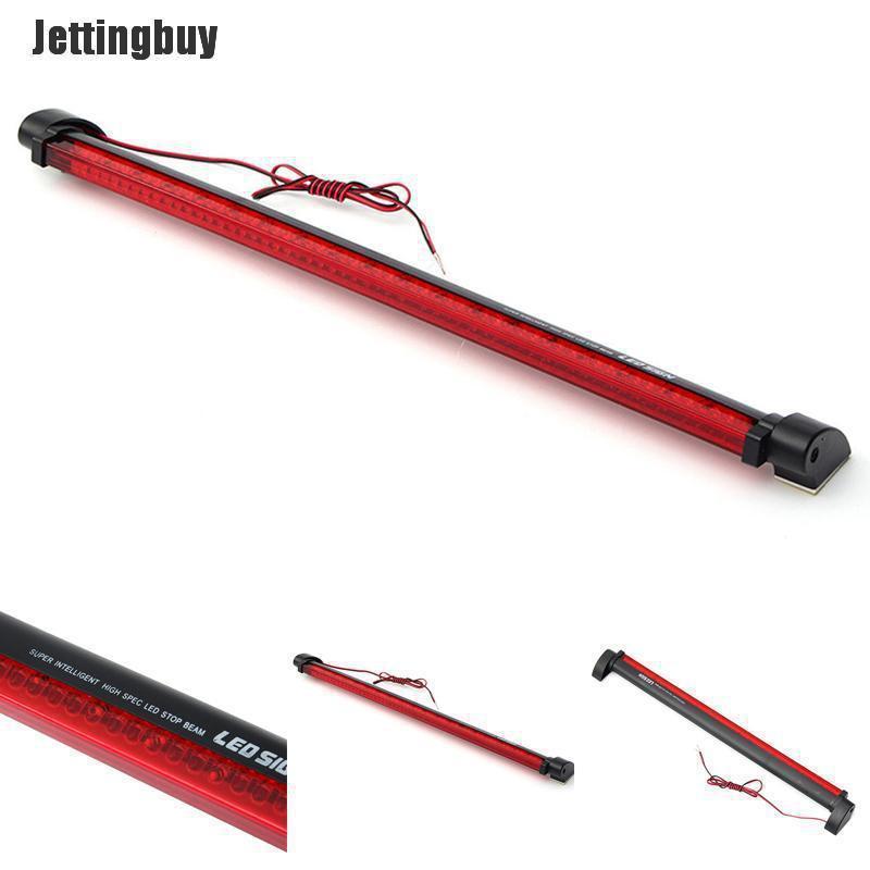 Jettingbuy Đèn Hậu Dừng Phanh Thứ 3 Màu Đỏ 56 LED 12V Gắn Cao Thông Dụng