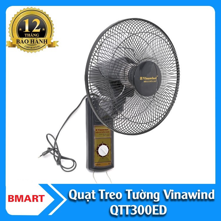 Quạt Treo Tường Mini Vinawind Điện Cơ Thống Nhất (Cánh 300) - Hàng Chính Hãng - Bảo Hành 12 Tháng